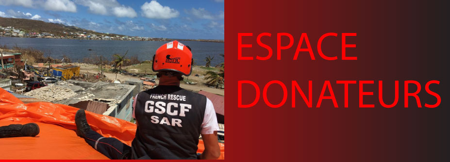 Pompiers humanitaires du GSCF en intervention