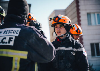 Pompier humanitaire mission