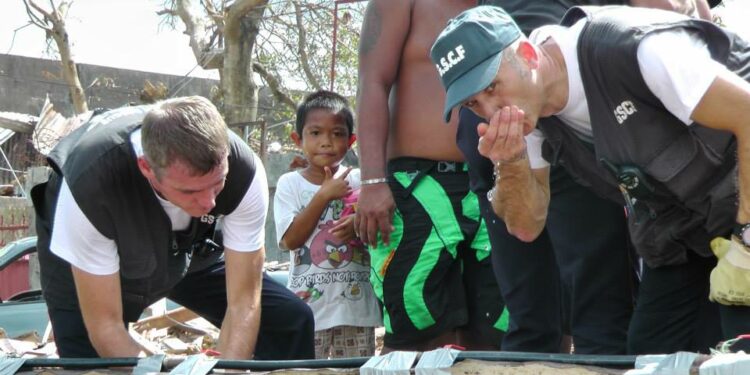 Contribution / désastre / désespoir / aide d'urgence