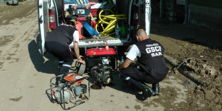 Les orages dévastateurs mettent en évidence l’importance de la réserve opérationnelle du Groupe de Secours Catastrophe Français