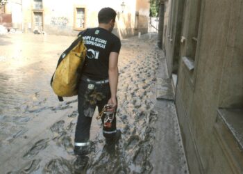 Prague / inondations / crue
