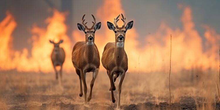 bouleversements climatiques / Canicules / flammes / événements climatiques