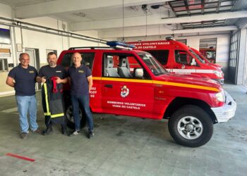 L’équipe humanitaire du GSCF apporte un soutien matériel à Viana do Castelo au Portugal