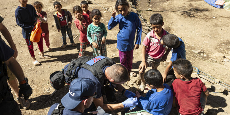 Maroc / séisme / enfants