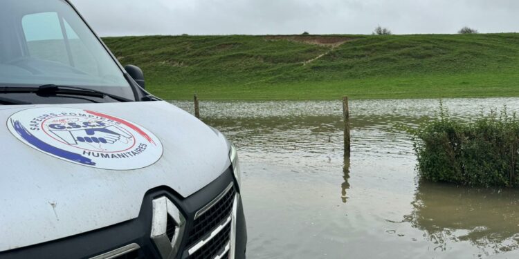Le GSCF Renforce Son Soutien Dans le Pas-de-Calais, de Nouveau Touché par les Inondations