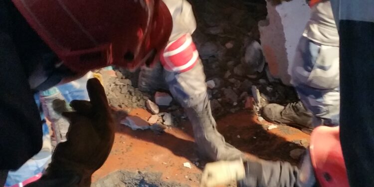 Intervention du GSCF/ ONG de pompiers humanitaires