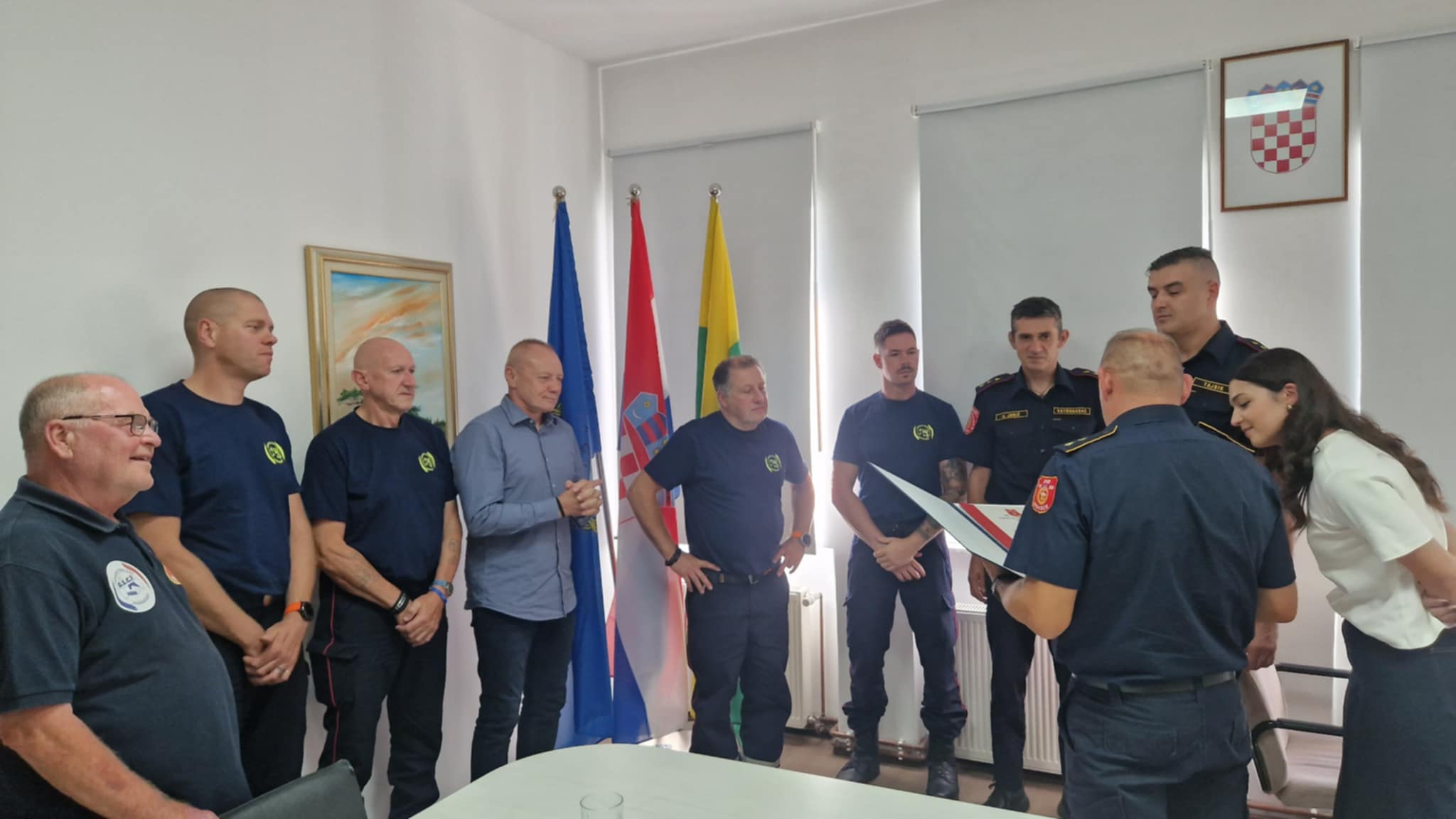 Caserne de pompiers en Croatie en 2025