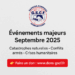 Septembre 2025 : catastrophes, conflits et crises humanitaires