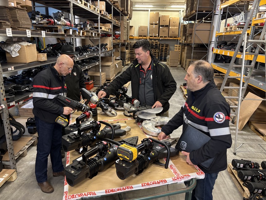 Matériel USAR GSCF utilisé par les équipes de secours