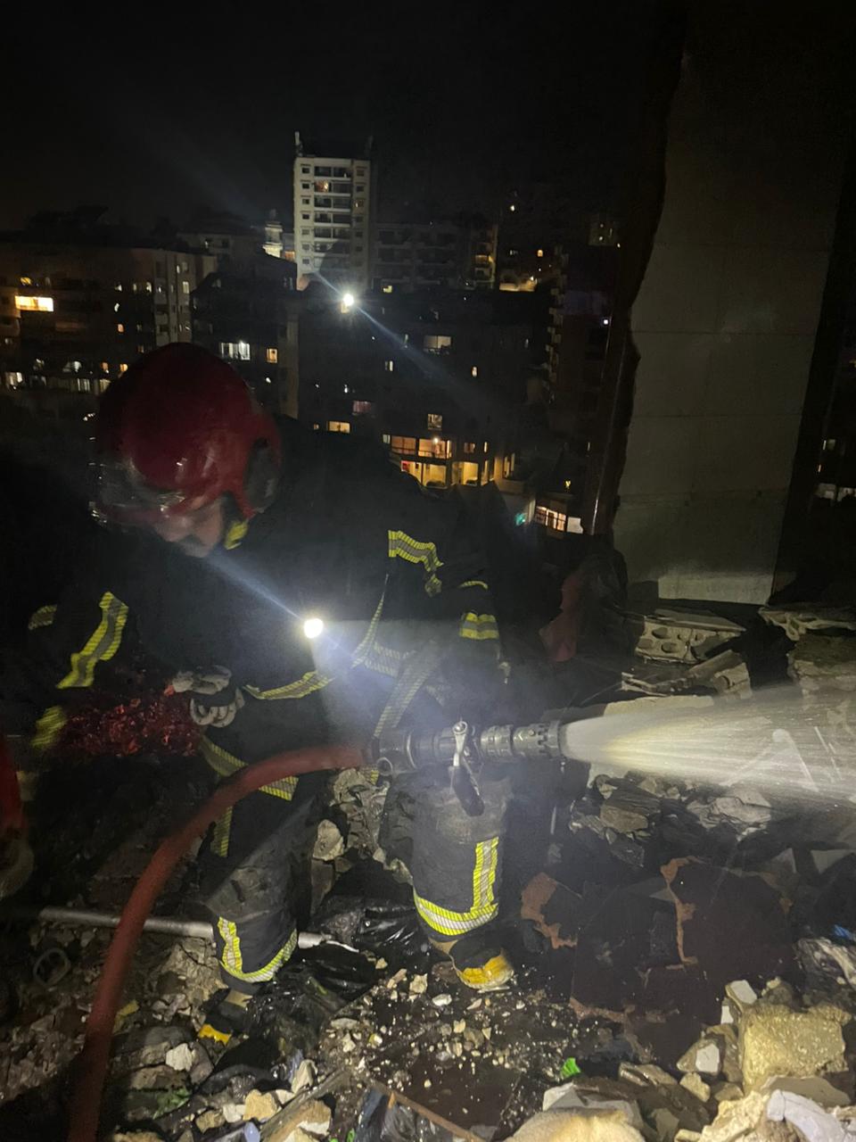 Pompiers au Liban