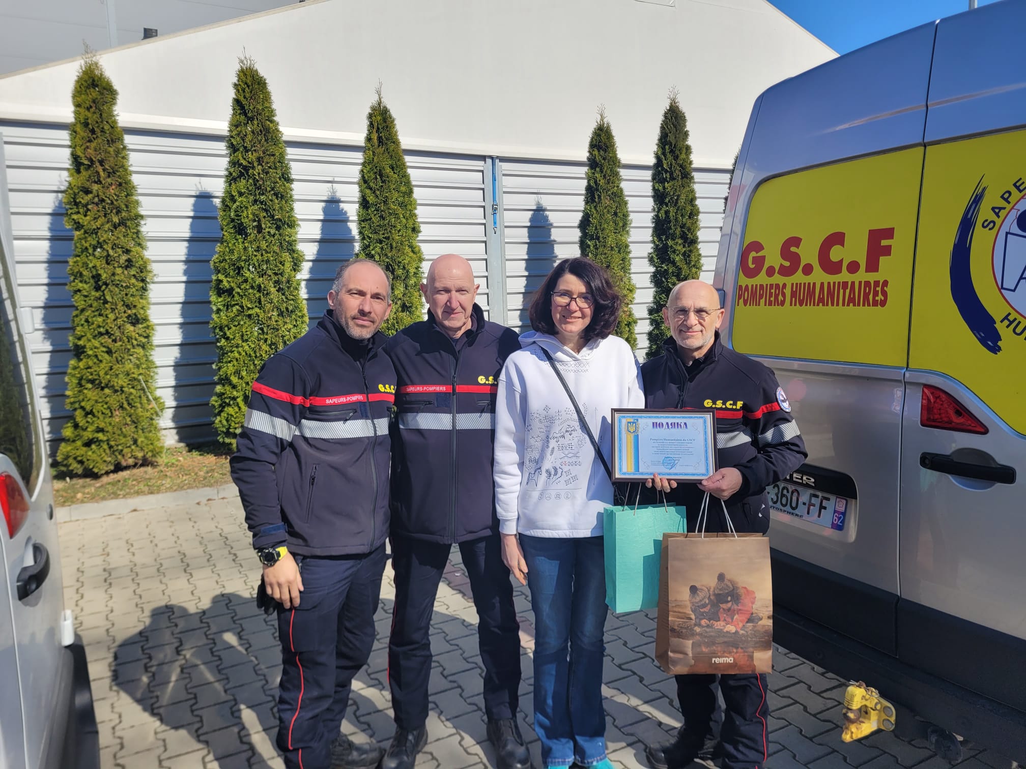 Action du GSCF pour l'Ukraine