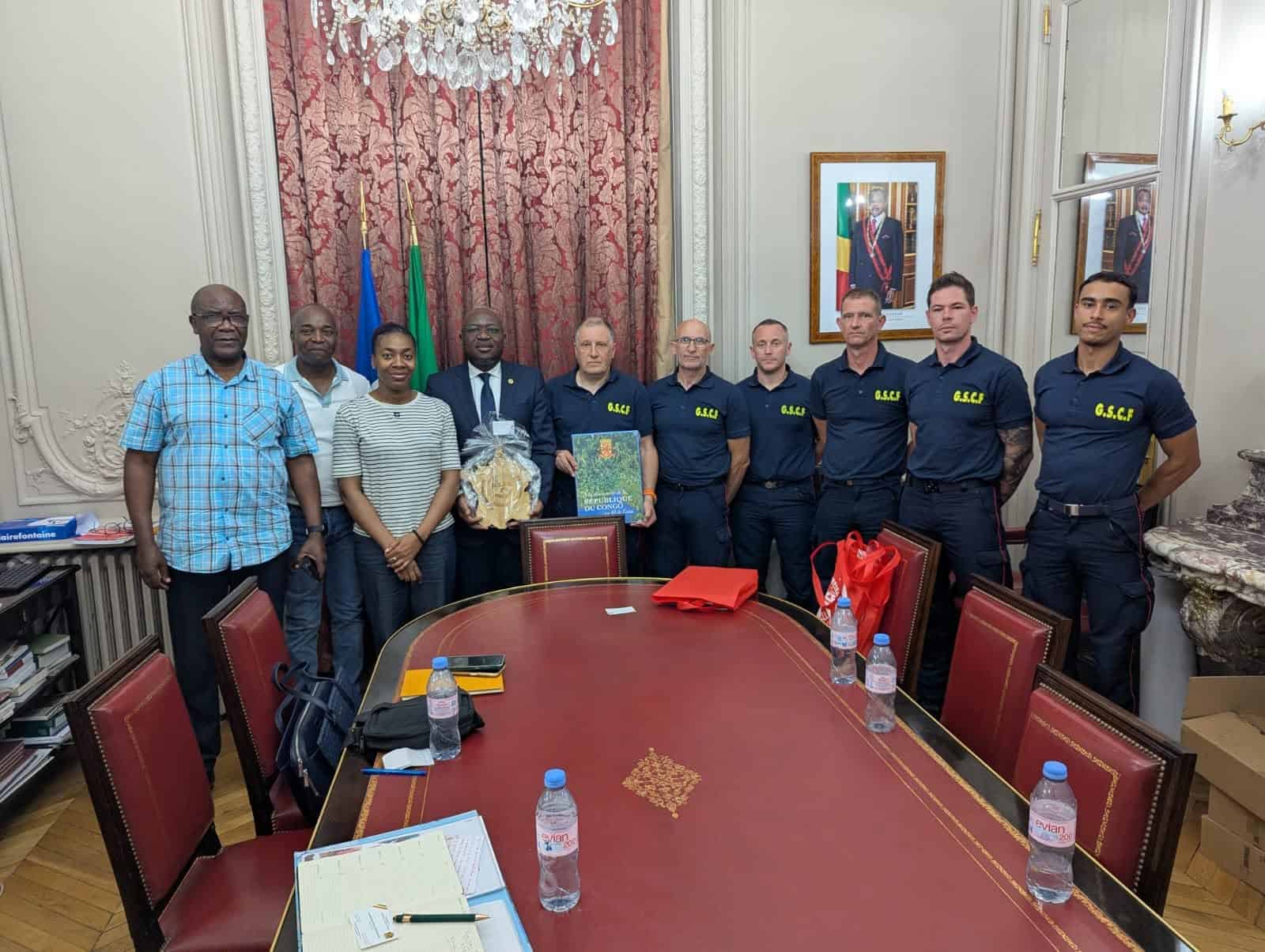 Délégation du GSCF reçue à l'Ambassade de la République du Congo