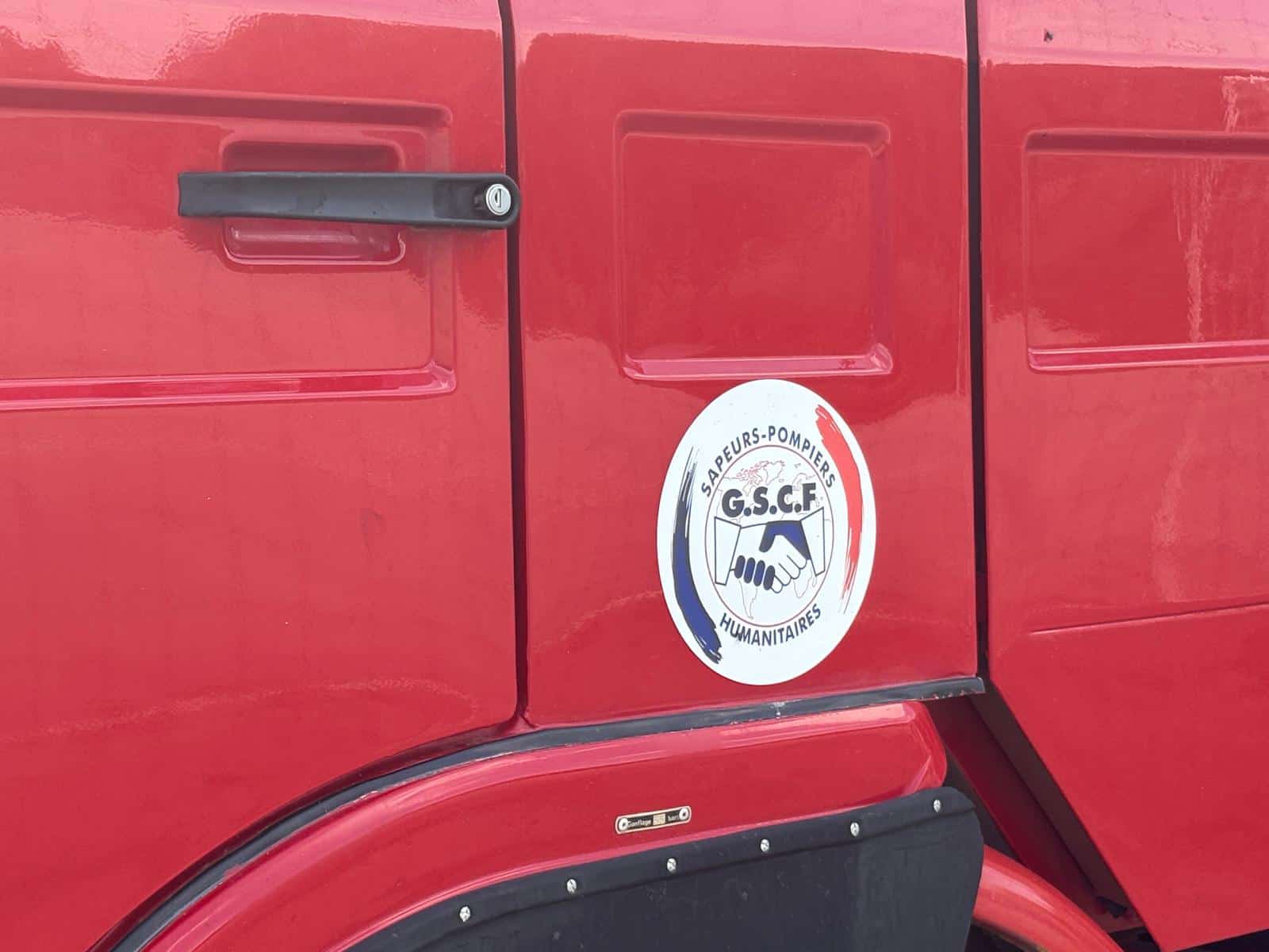 FPT du GSCF stationné au centre de secours de Ruševac en Croatie