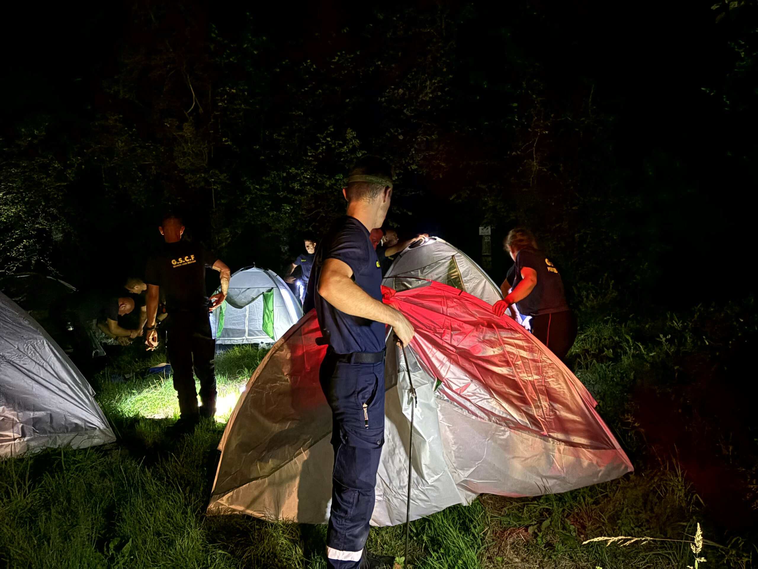 Déploiement du matériel de secours GSCF