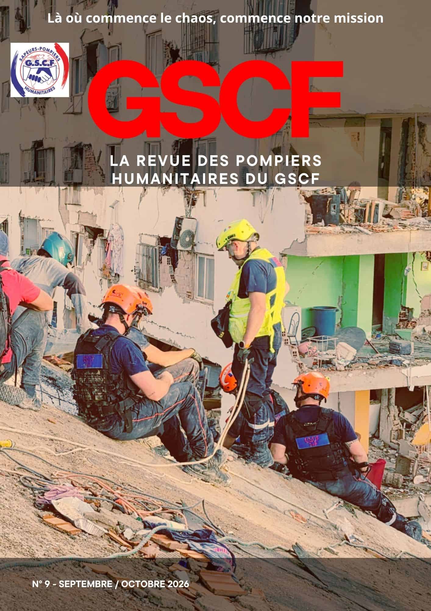 Couverture de la revue du GSCF numéro 9, septembre octobre 2026